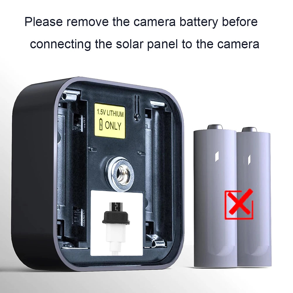 Solar Panel Camera Charger