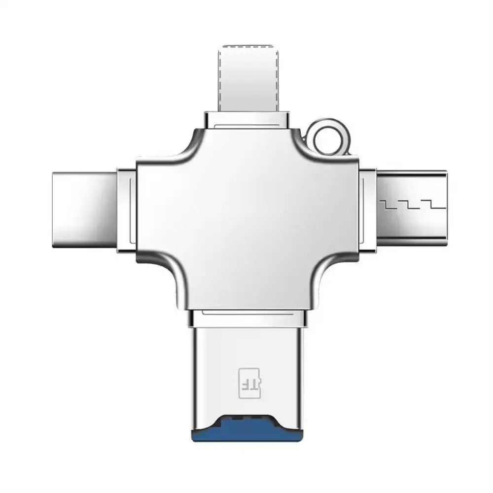 4 In 1 Memory Micro SD Card Reader For IPhone Ipad Android Mac PC Camera