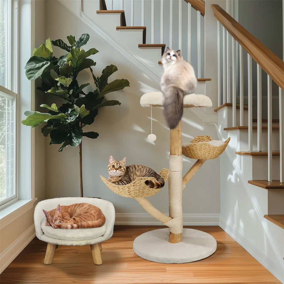 110cm Modern Cat Furniture Climbing Tree