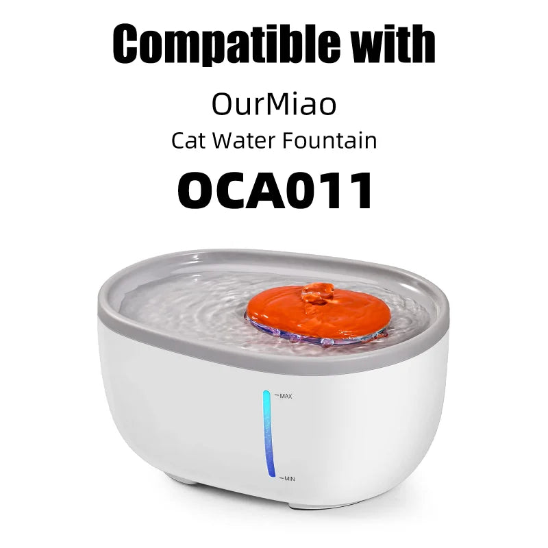 3 PCS Cat Water fountain Filters with foams