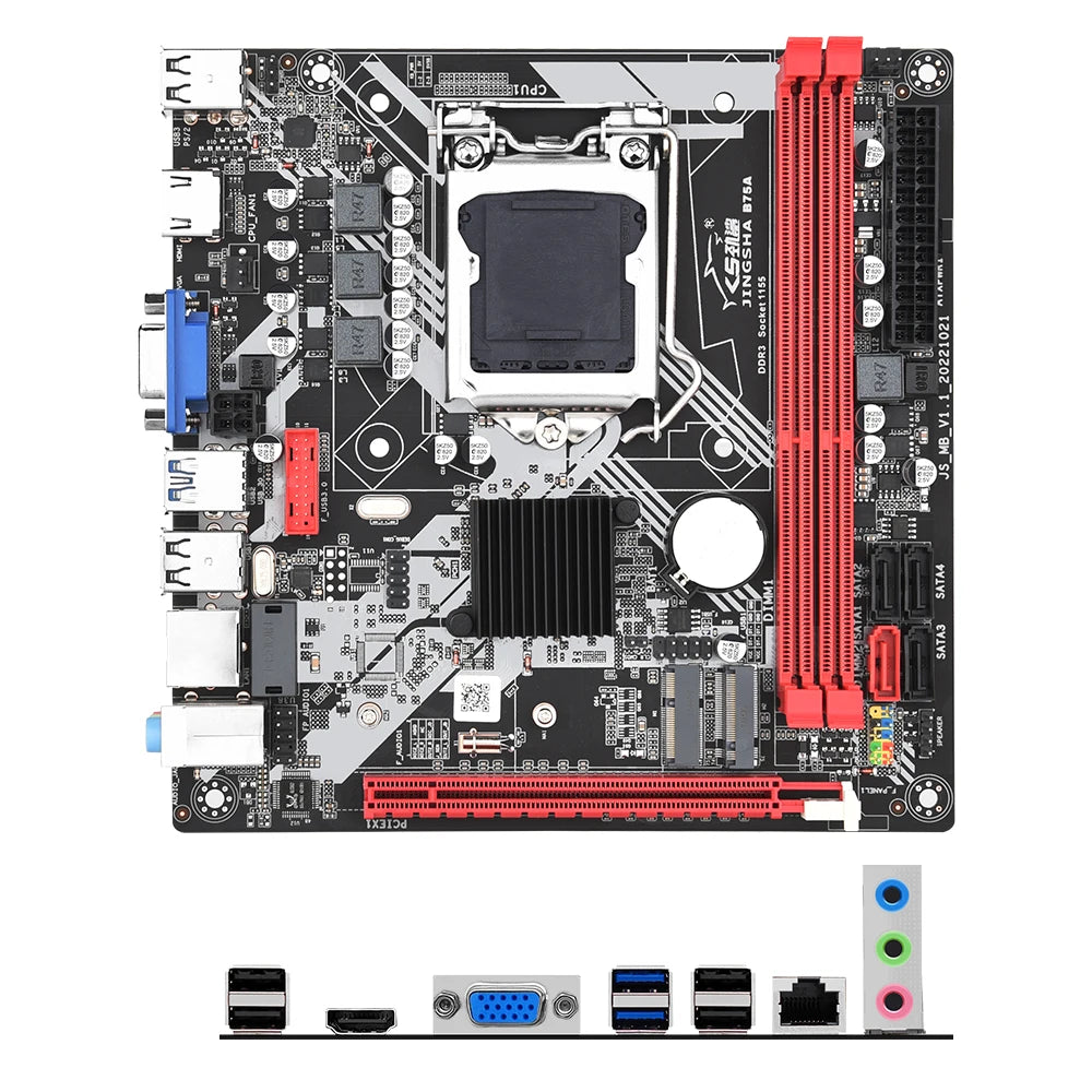 B75 Motherboard LGA 1155 DDR3 Memory