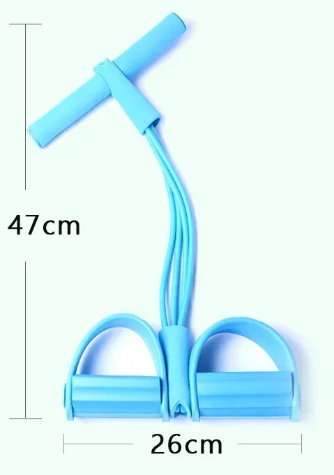 4 Tube Elastic Pedal Puller Resistance Bands