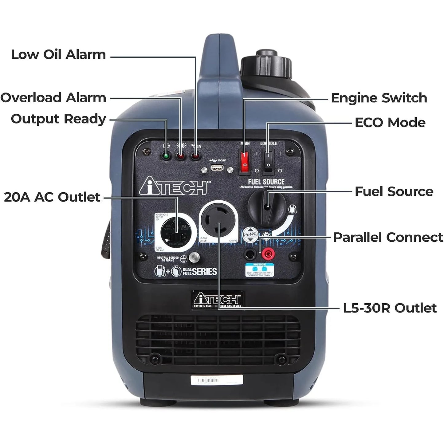 2000 W Portable Inverter Generator