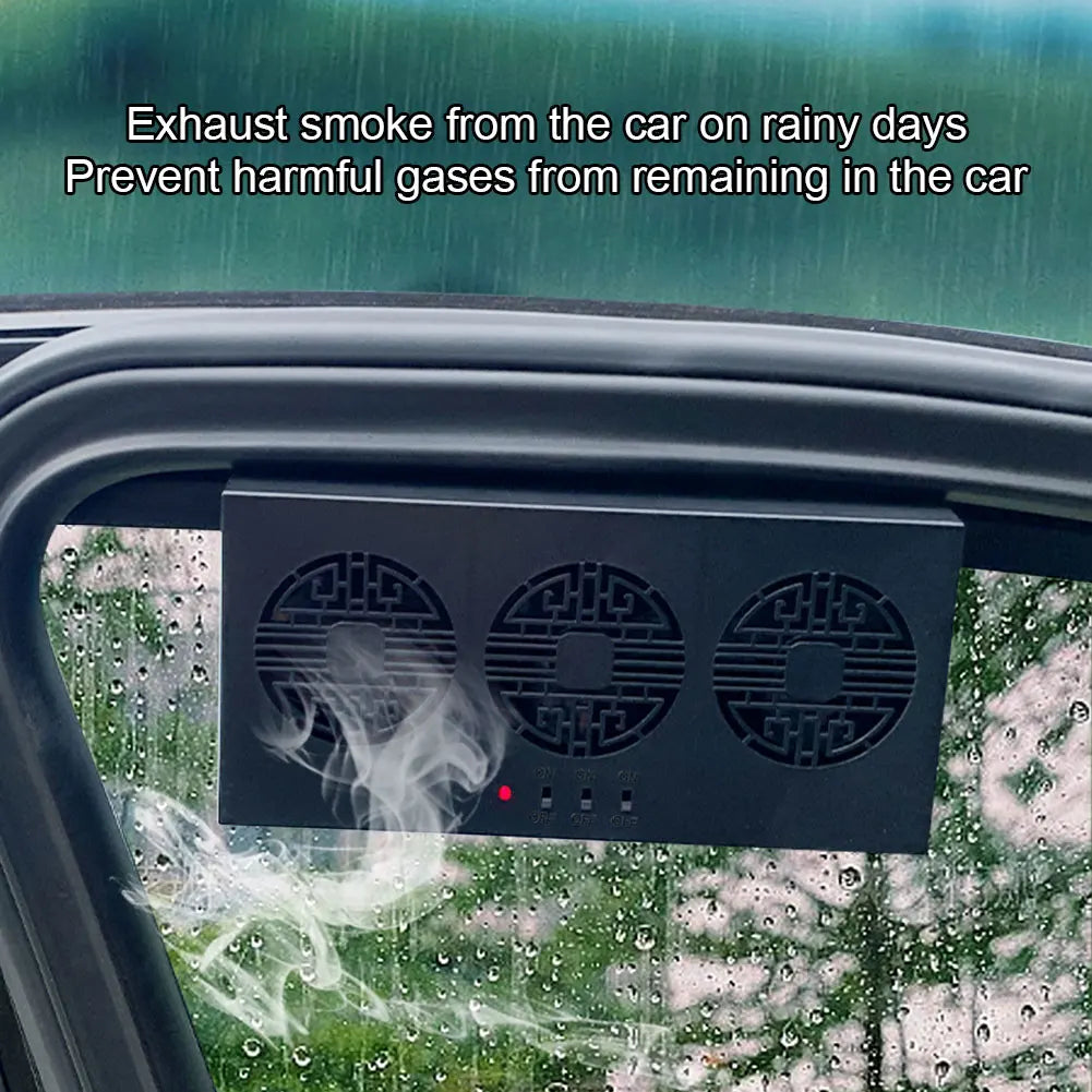 Automatic Solar Car Fan