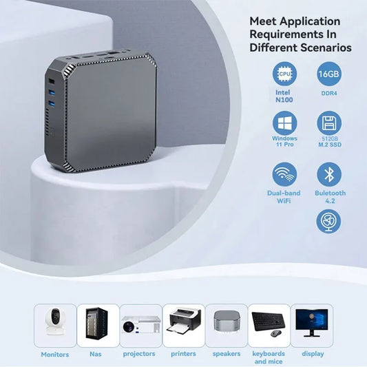 Intel N100  AK2 PLUS Mini PC