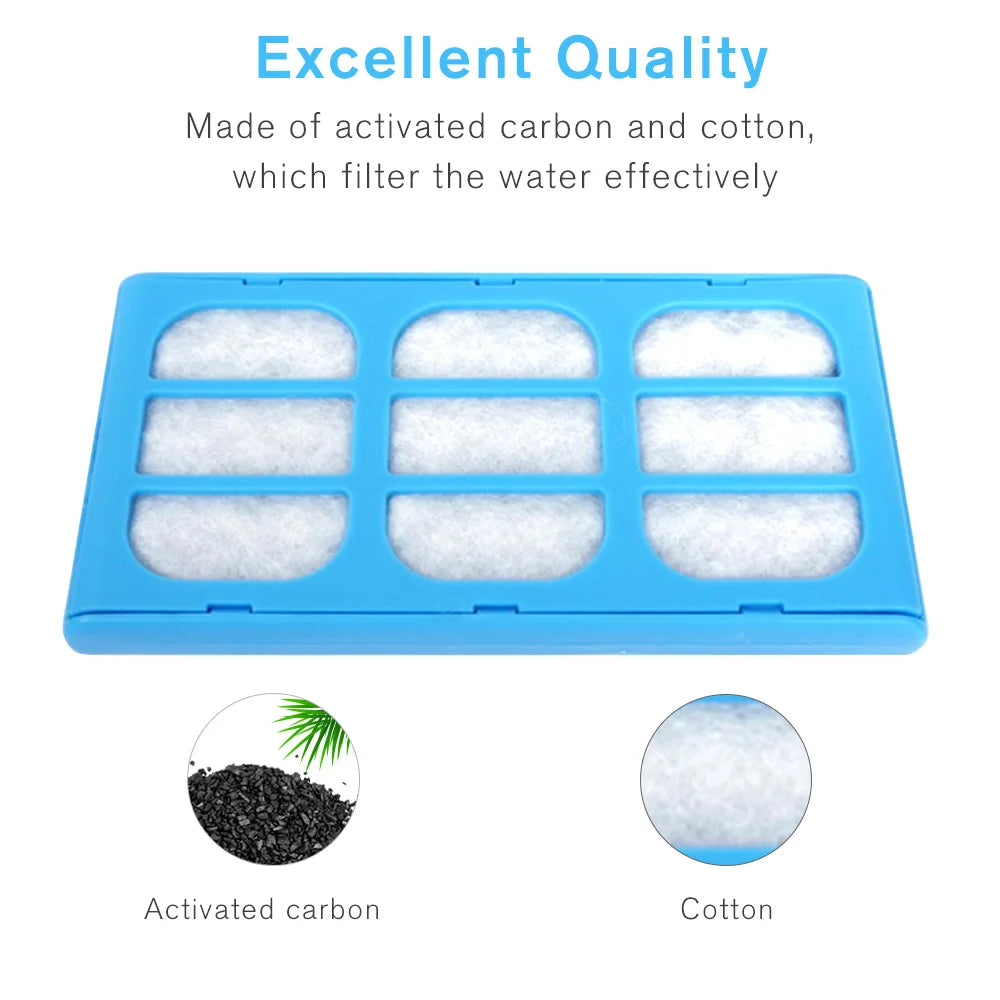12 PCS Pet Water Fountain Replacement Filter