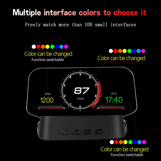 C2 OBD2 HUD GPS Digital Speedometer