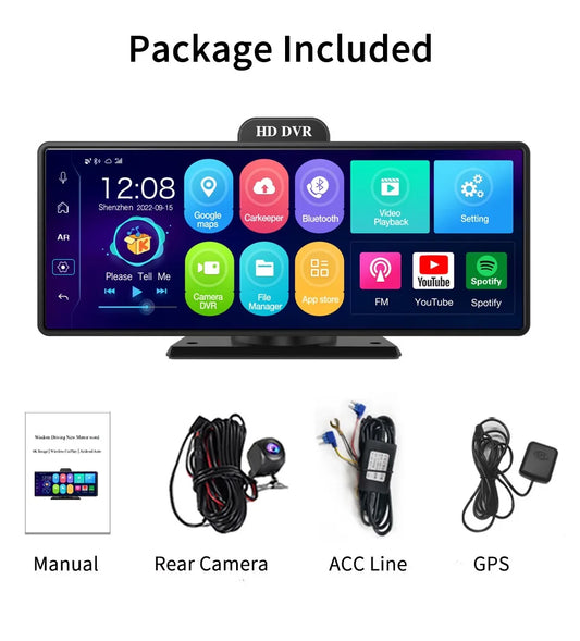 10.26 Inch 4G Dash Cam GPS Navigator