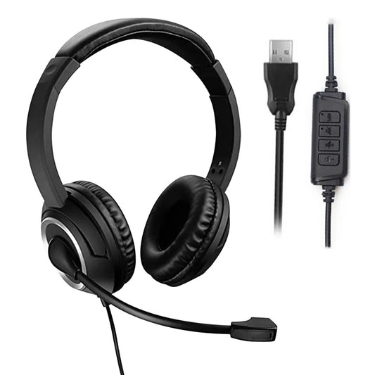 Noise-Canceling USB Headset