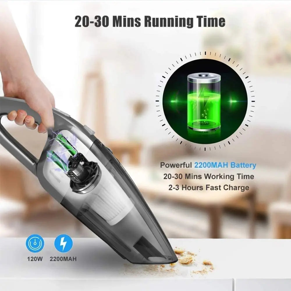 Portable Cordless Handheld Car Vacuum Cleaner