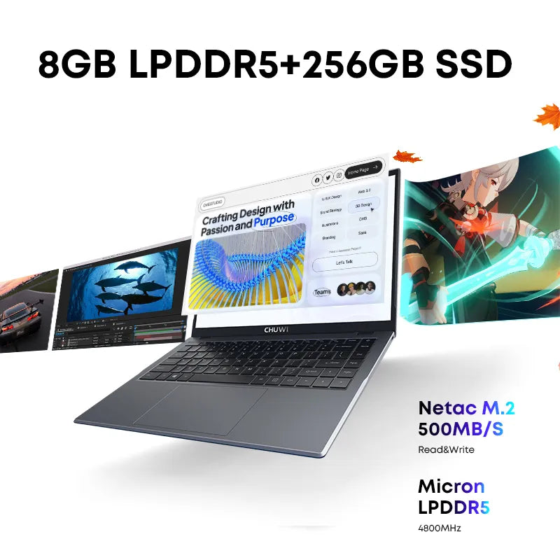 Intel N100 Graphics GemiBook XPro Laptop