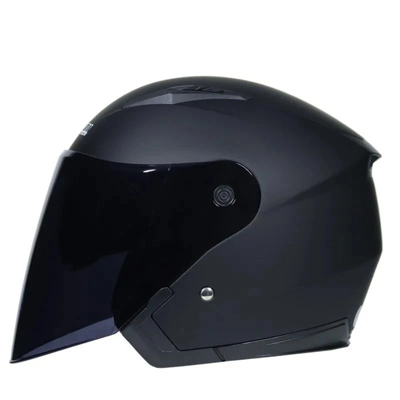 Double Lens Racing Half Helmet