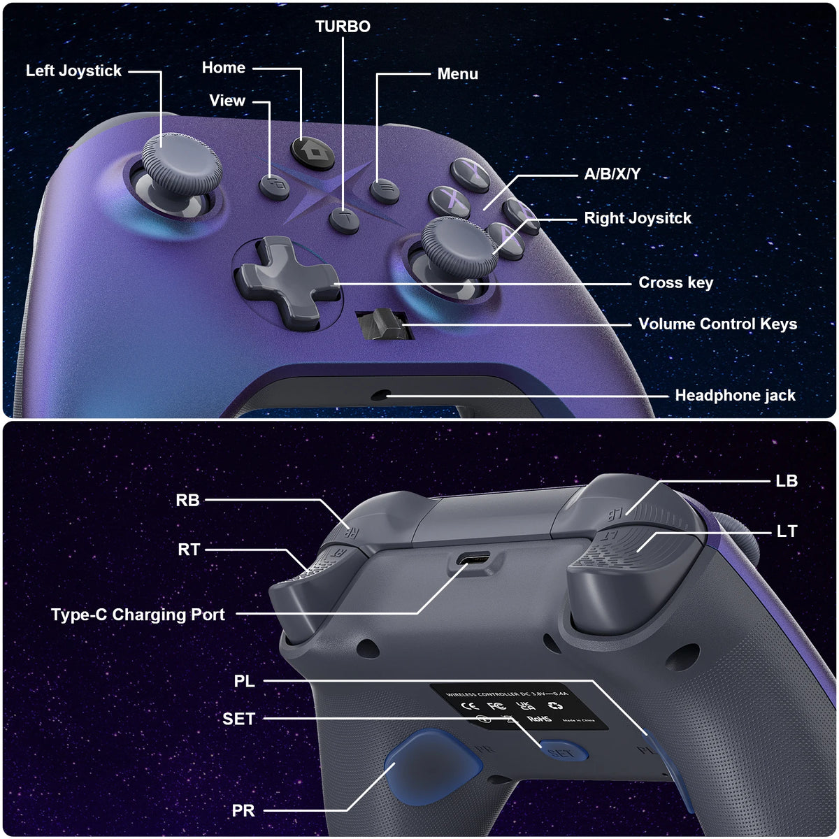 Wireless Gamepad for Xbox One Controller