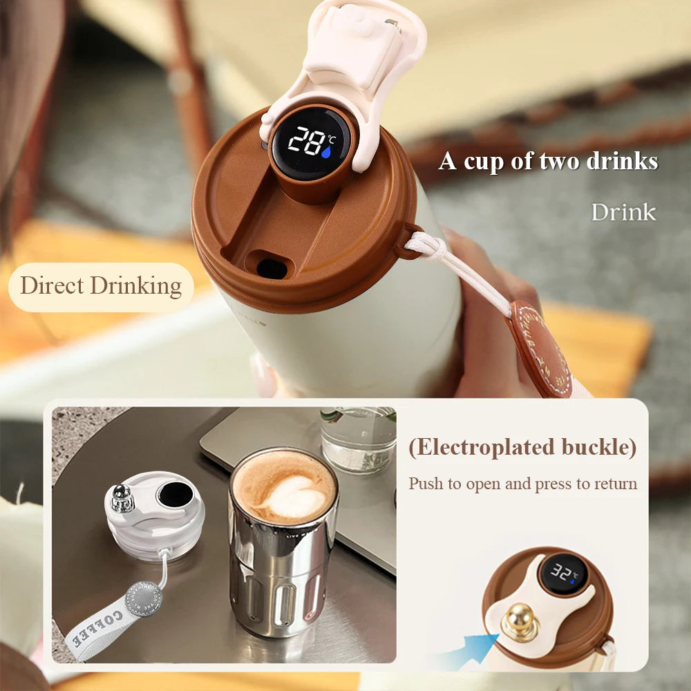420ml Temperature Display Coffee Cup