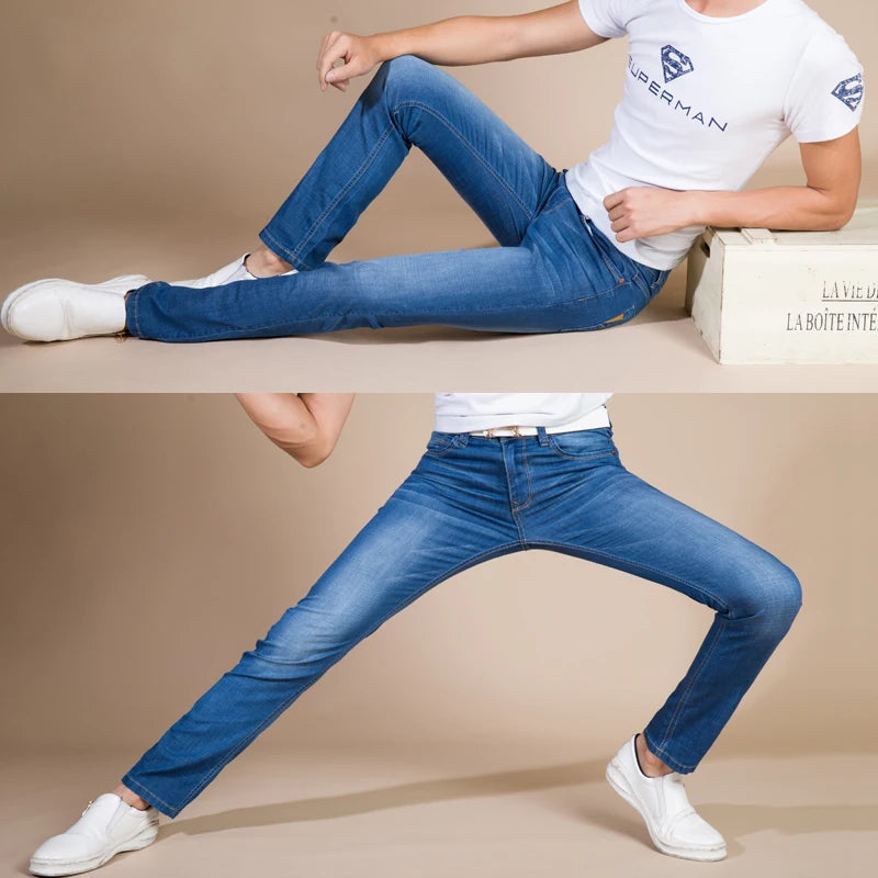 Men Business Classic Style Jeans