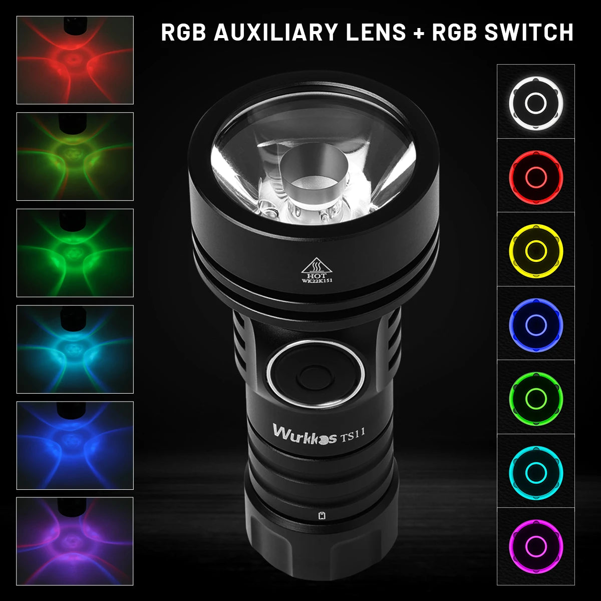 TS11 Mini 18350 Powerful Flashlight