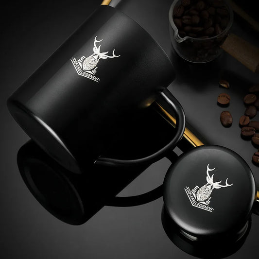 304 Stainless Steel Coffee Thermal Mug with Lid