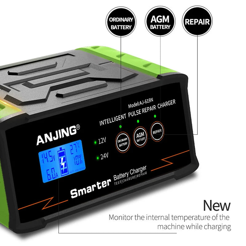 12V/24V Car Battery Charger