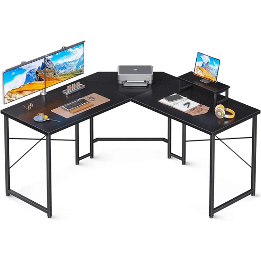51 Inch L Shaped Gaming Computer Desk