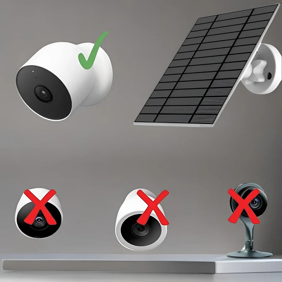 6w Solar Panel with Camera Charging