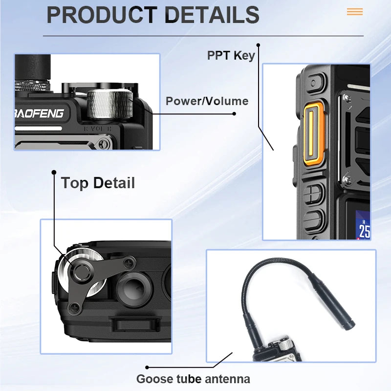 UV-25L Ham Radio High Powerful Tactical Walkie Talkie