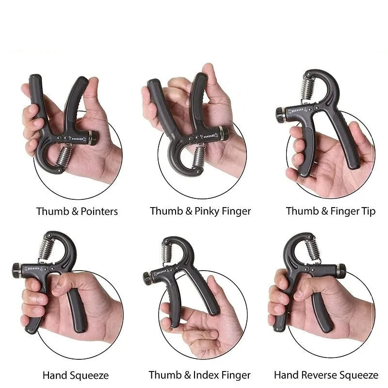 R Shaped Spring Wrist Grip