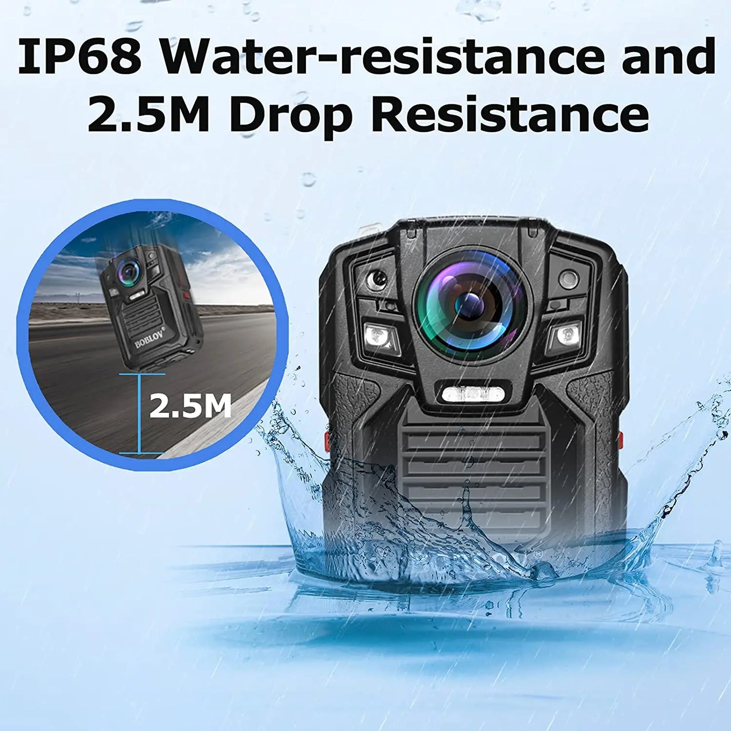 HD66/D7 2K 1440P Body Camera