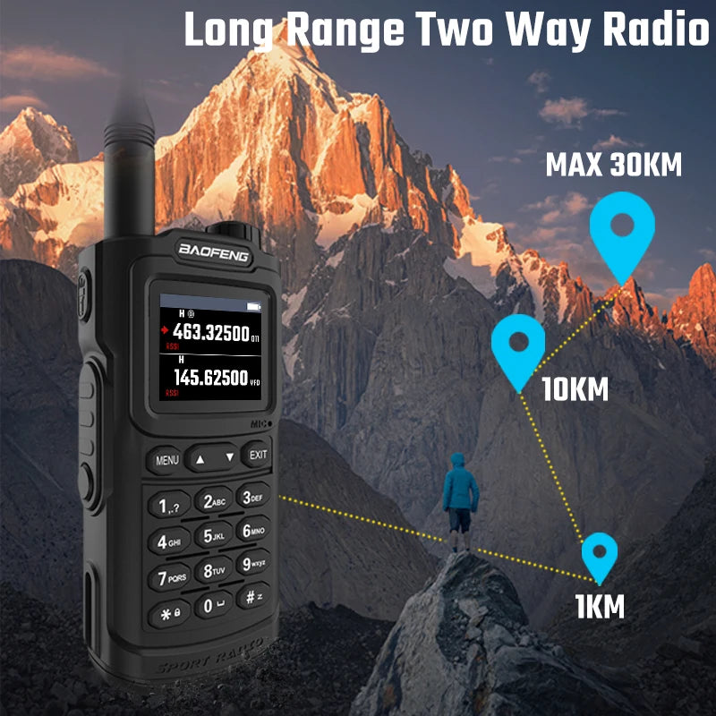 UV-20 Dual Band Powerful Waterproof Walkie Talkie