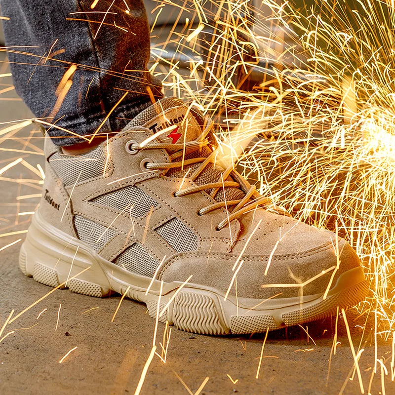 Anti-smash Men Work Shoes