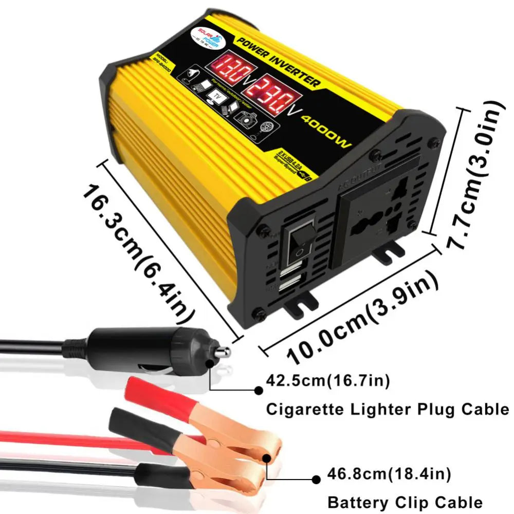 12V 220V Pure Sine Wave DC 12V Inverter