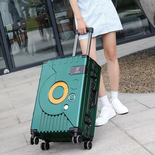 Fashion Aluminium Frame Rolling Luggage