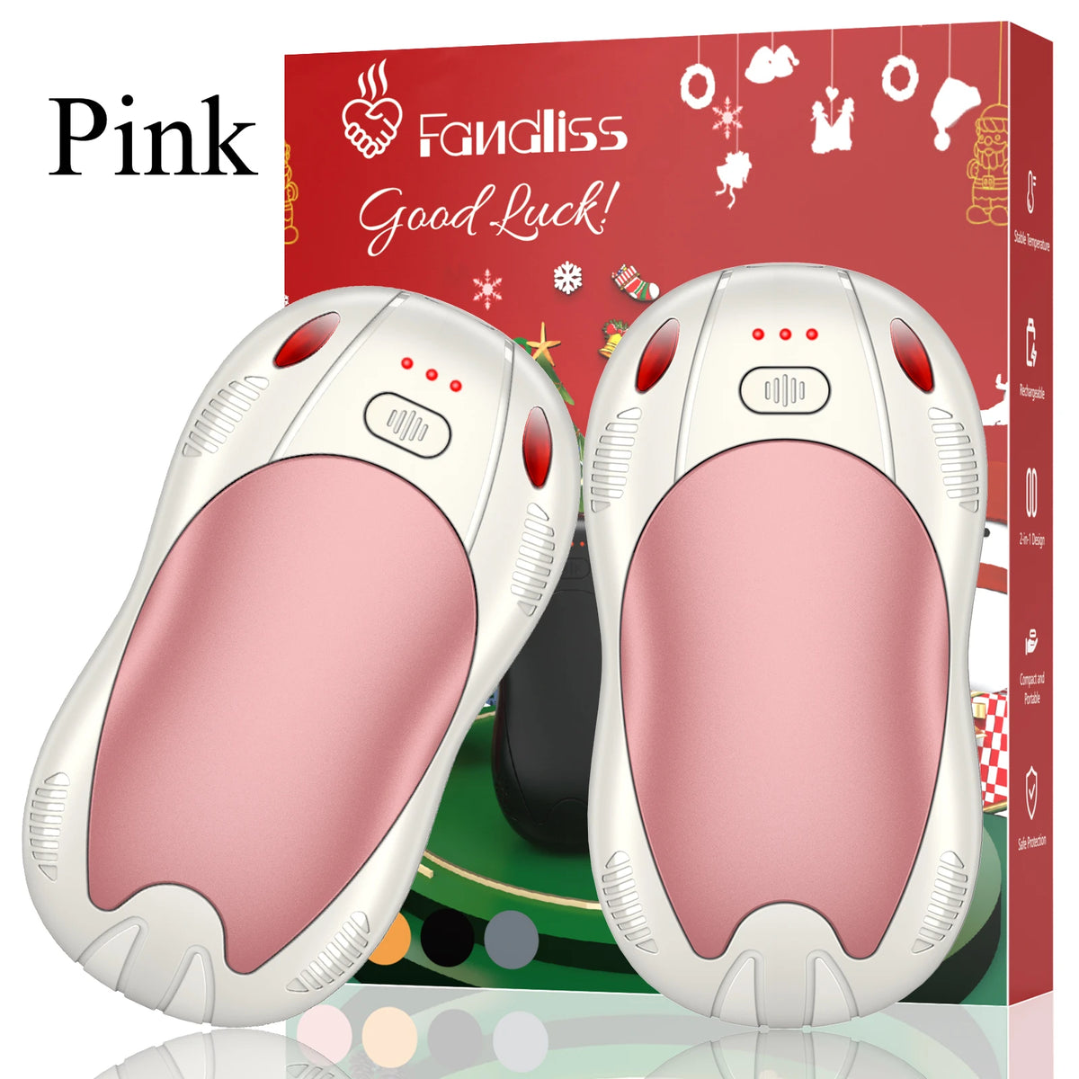 Double Side 3 Levels Rechargeable Hand Warmers