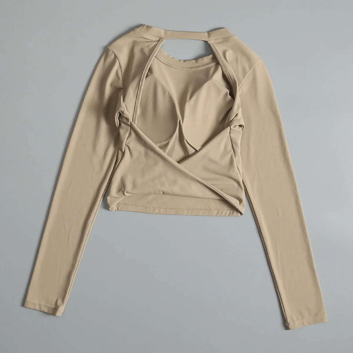 Yoga long-sleeved fixed-style sports bra