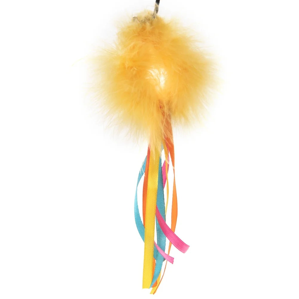 Cat Scratching Post with Interactive Spinning Wand Toys
