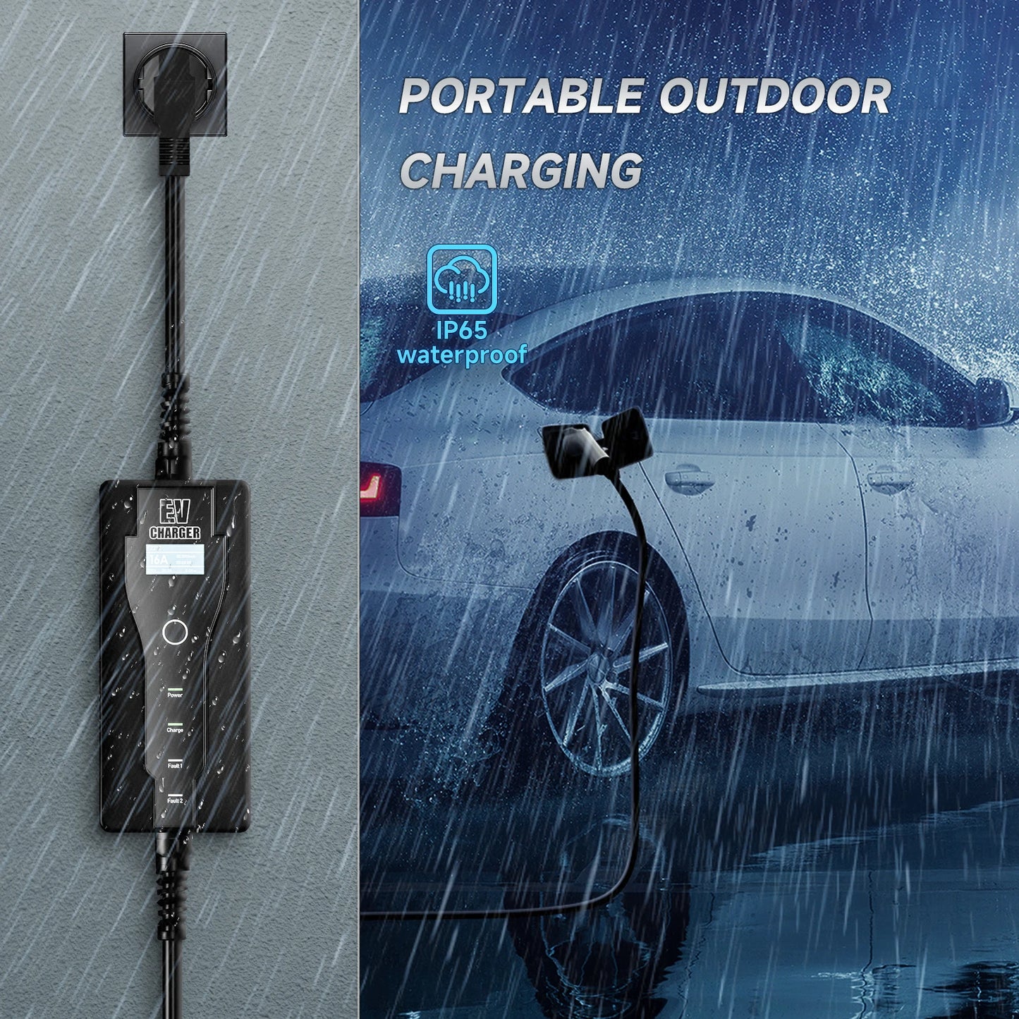 3.5KW 16A Portable EV Charger