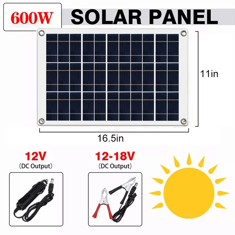 600W Solar Panel System