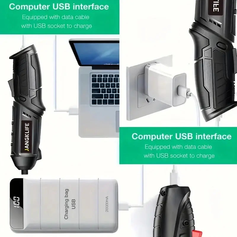 Electric Battery Rechargeable Cordless Screwdriver