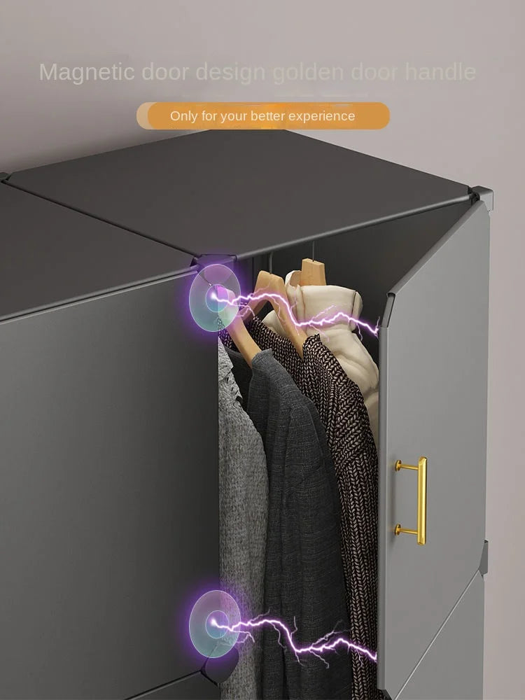 Simple Plastic Wardrobe Dresser