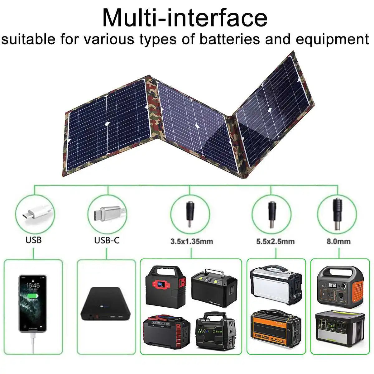 800W Foldable Solar Power Station