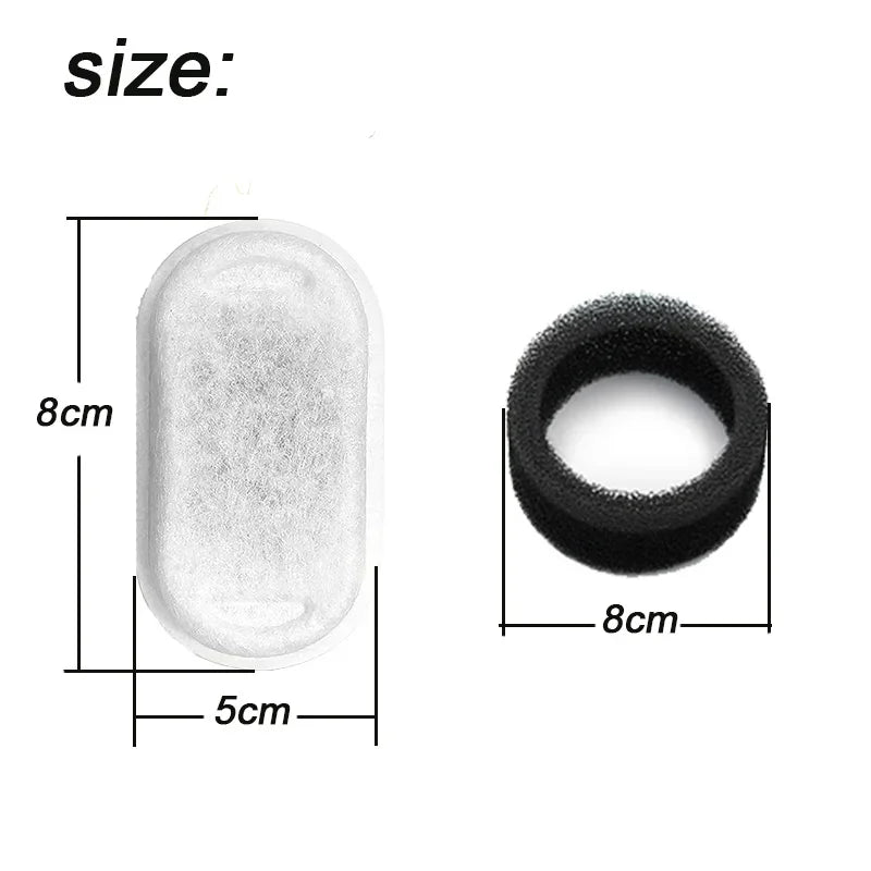 16 Sets Cat Water Fountain Filters