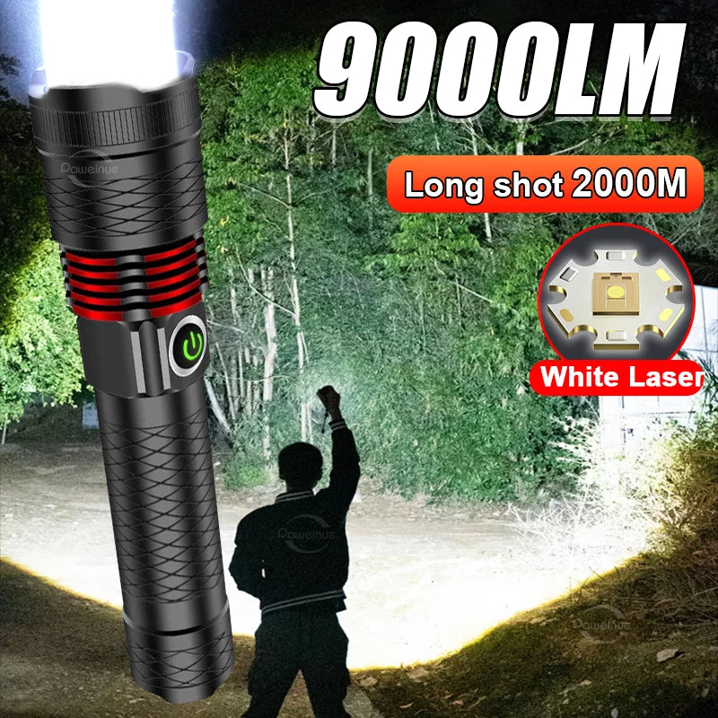 9000LM Rechargeable LED Flashlights
