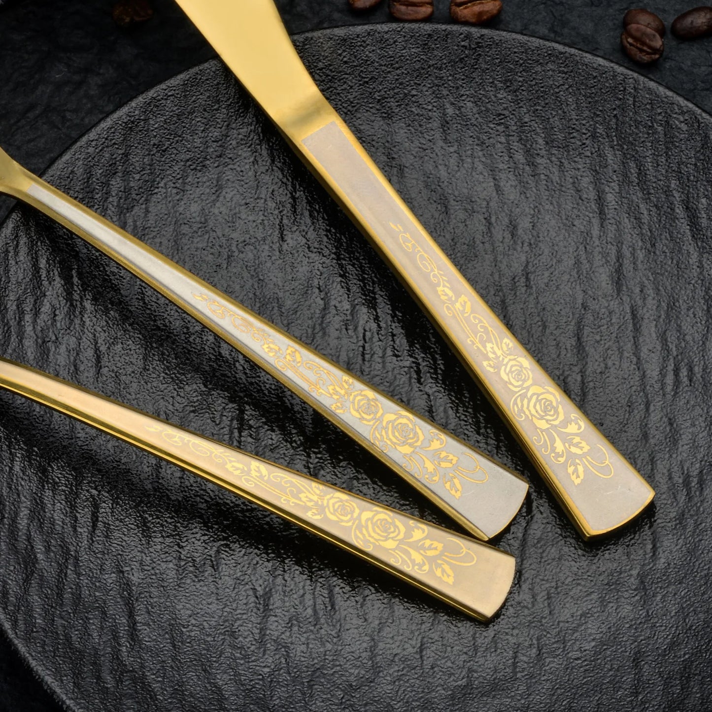 16/30pc Stainless steel heavy-duty silverware set