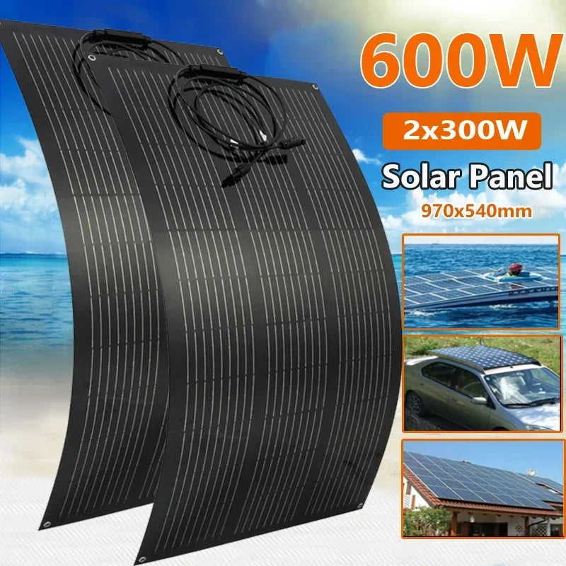 300W 600W Solar Panel Kit