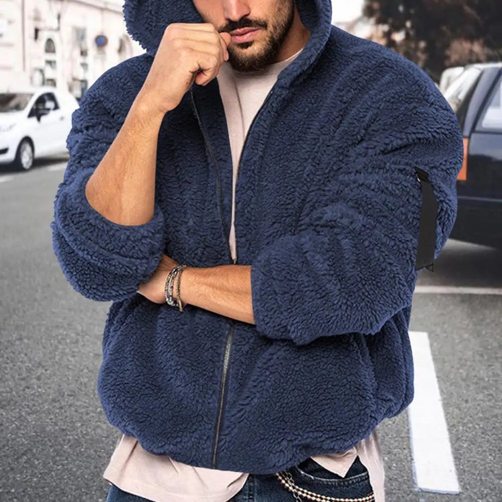 Men's Lamb Cashmere Warm Coat