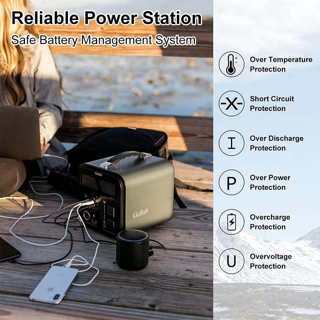 230V 1100Wh Portable Power Station