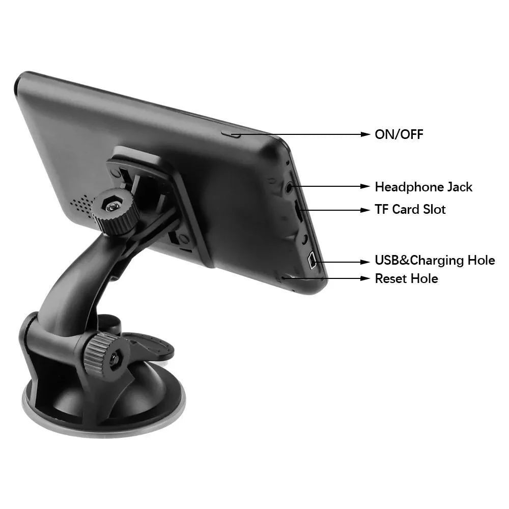 7inch HD Car GPS FM navigators
