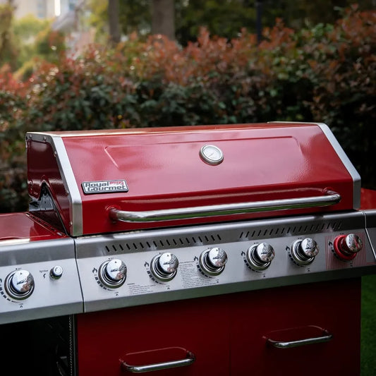 6-Burner Propane Gas Grill with Sear Burner