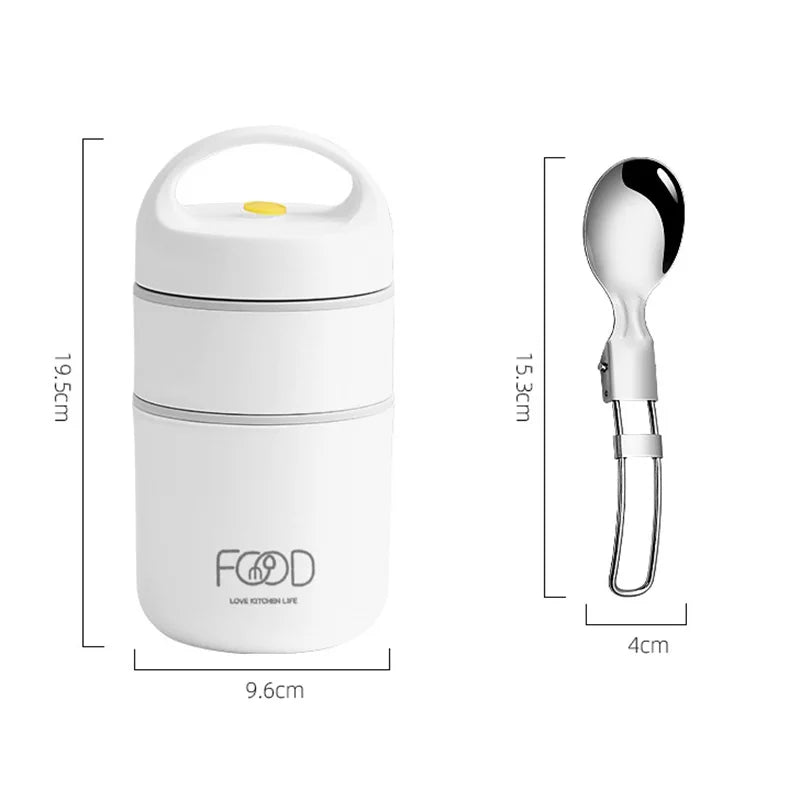 Stainless Steel Insulated Lunch Bag Food Warmer