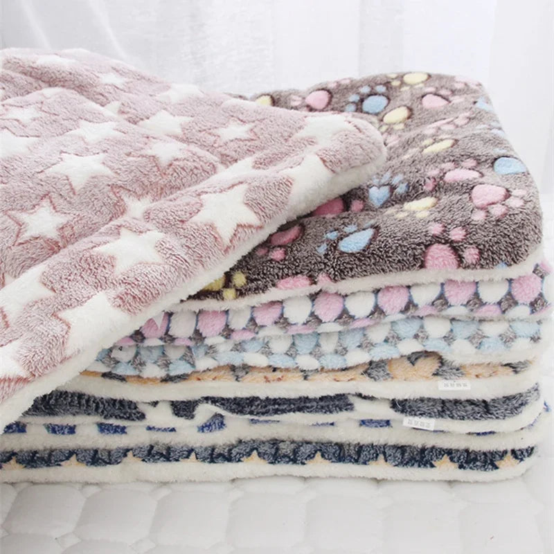 Dog Winter Thicken Flannel Mat
