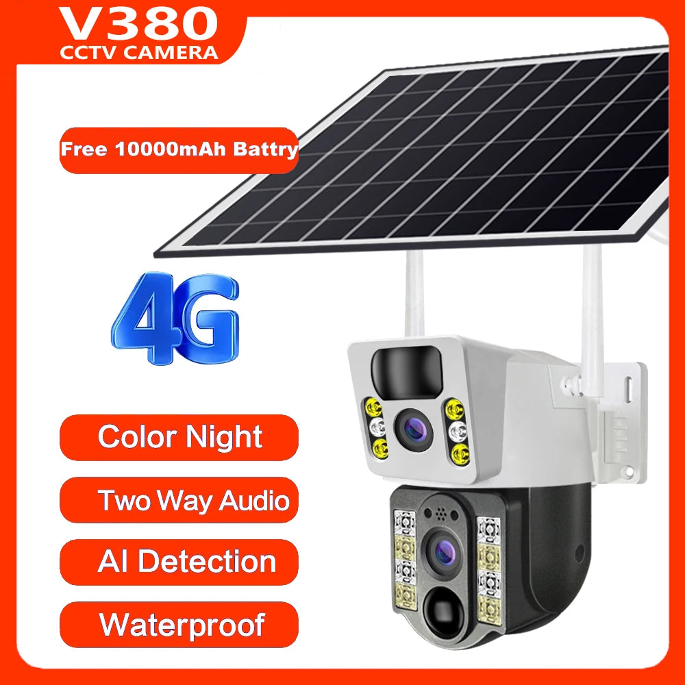 4G Sim Card Solar Camera